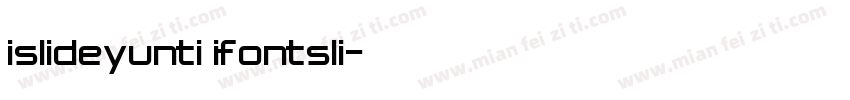 islideyunti ifontsli字体转换